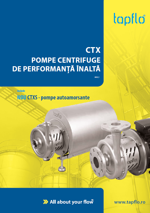 Brochure CTX Pompe centrifuge de înaltă performanță