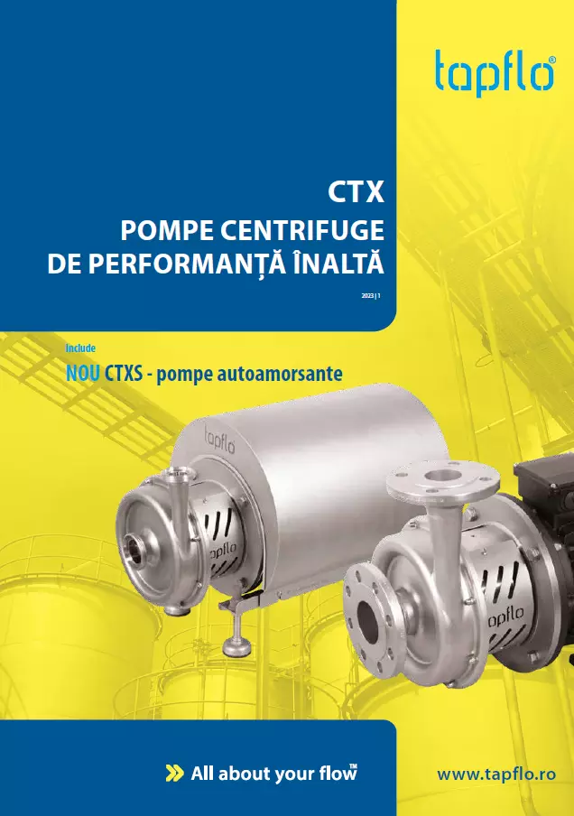 Brochure CTX Pompe centrifuge de înaltă performanță